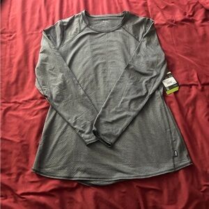 REI Co-op Active Pursuits Long Sleeve Top Baselayer Gray Women Large